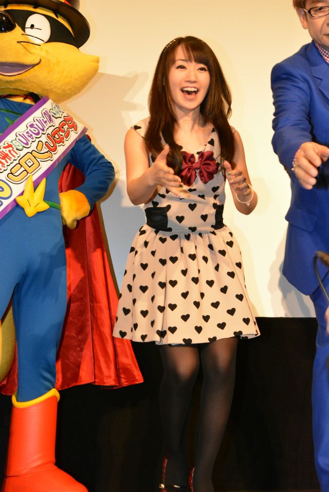 水樹奈々はずぼら？『映画かいけつゾロリ まもるぜ!きょうりゅうのたまご』初日舞台あいさつフォトギャラリー（2枚目）