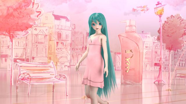 初音ミク、「LUX」シャンプーCMでスカヨハ完コピ！フォトギャラリー（13枚目）