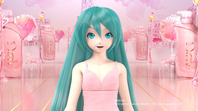 初音ミク、「LUX」シャンプーCMでスカヨハ完コピ！フォトギャラリー（18枚目）