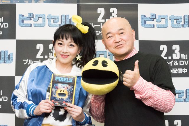 ゲームオタクの浅香唯にとって高橋名人は神様！『ピクセル』ブルーレイ＆DVD発売記念イベント写真ギャラリー：フォトギャラリー