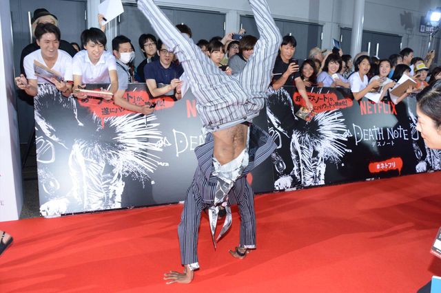 熱く見つめ合うハリウッド版ライト＆L…『Death Note/デスノート』ジャパンプレミアレッドカーペット＆イベント（5枚目）