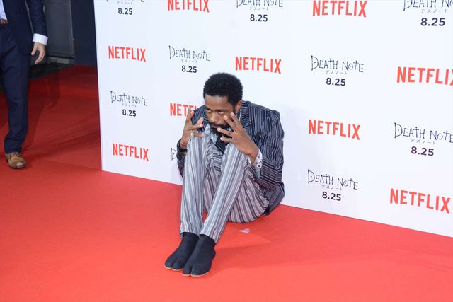 熱く見つめ合うハリウッド版ライト＆L…『Death Note/デスノート』ジャパンプレミアレッドカーペット＆イベント（6枚目）