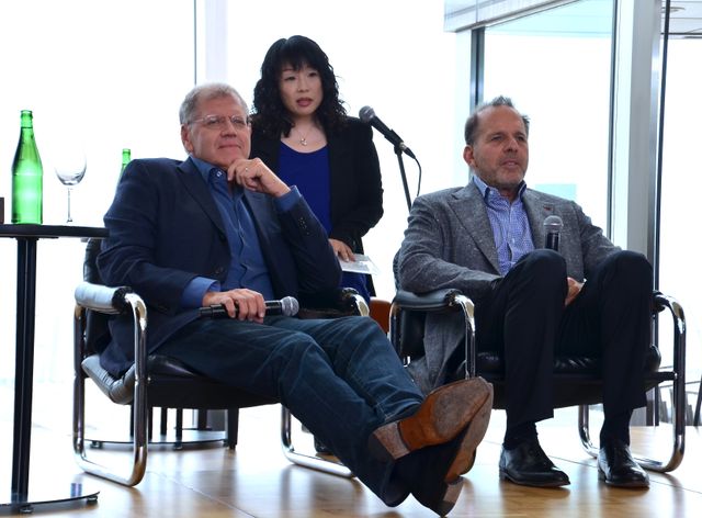 ロバート・ゼメキス監督“未来の日”に来日！新作『ザ・ウォーク』記者会見フォトギャラリー（8枚目）