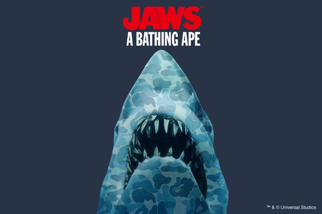 巨大人食いザメになれるかも!?「A BATHING APE」×『JAWS/ジョーズ』コラボコレクション！（11枚目）