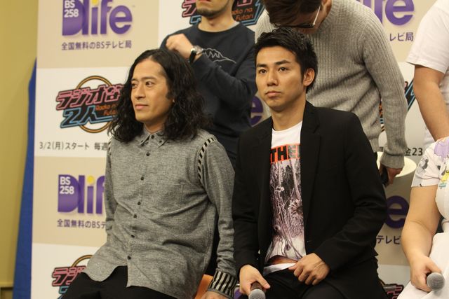 Dlife初のトークバラエティー番組「ラジオな2人」製作発表会見（7枚目）