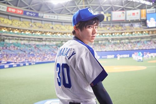 山田裕貴の涙…始球式で見事ノーバン：フォトギャラリー