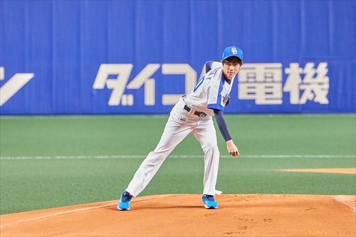 山田裕貴の涙…始球式で見事ノーバン（2枚目）