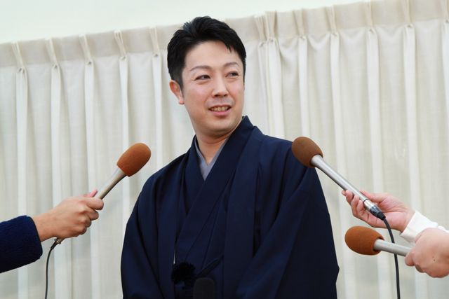 尾上菊之助、長男誕生に歓喜！　会見フォトギャラリー（6枚目）