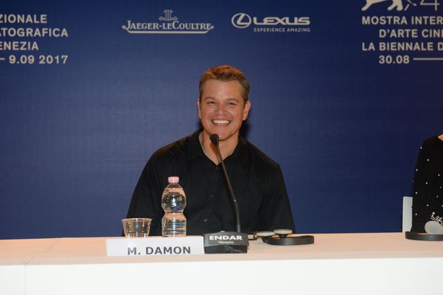 マット・デイモン、ベネチア記者会見でまさかの赤面！：フォトギャラリー