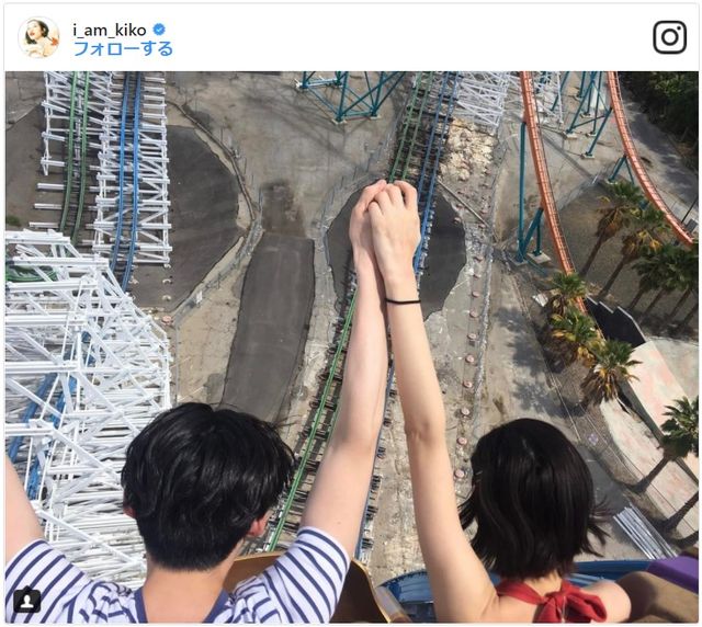 水原希子がInstagramで公開した2ショット写真：フォトギャラリー