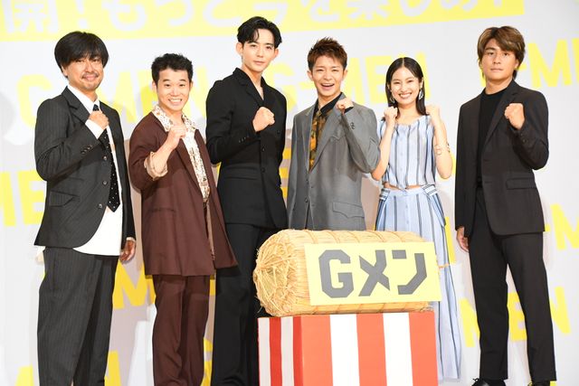 りんたろー。まさかの寝坊欠席…岸優太、森本慎太郎ら登壇『Gメン』公開記念舞台あいさつ：フォトギャラリー