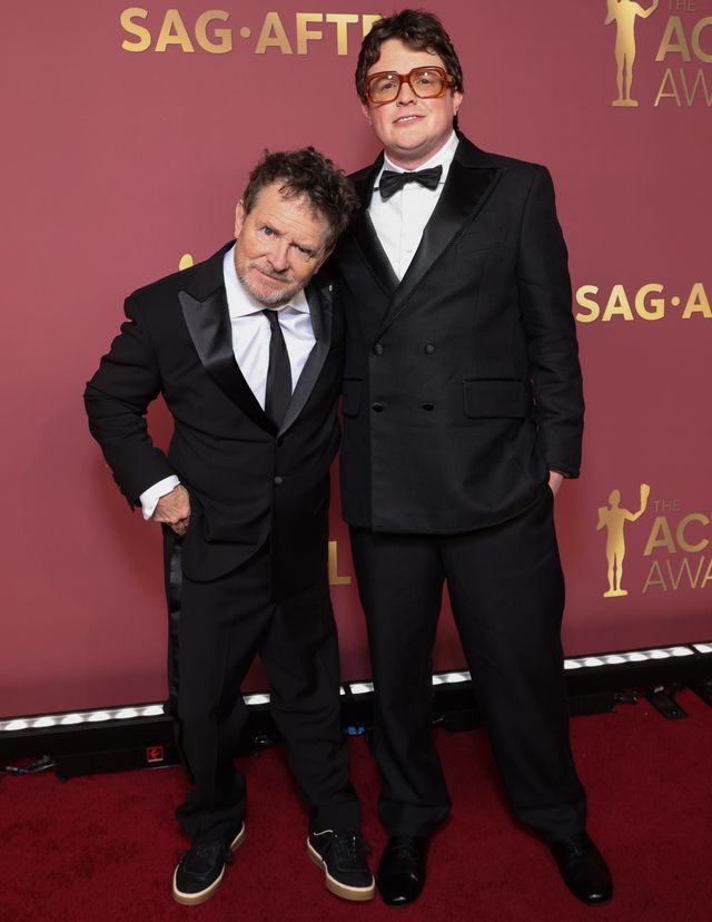 マイケル・J・フォックスと息子のサム・フォックス（3月撮影）