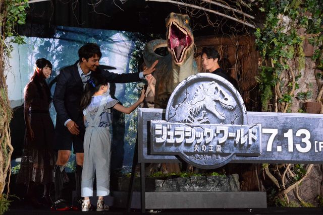 玉木宏・木村佳乃・満島真之介・石川由依・住田萌乃【20枚】『ジュラシック・ワールド／炎の王国』日本語吹き替えキャスト（19枚目）