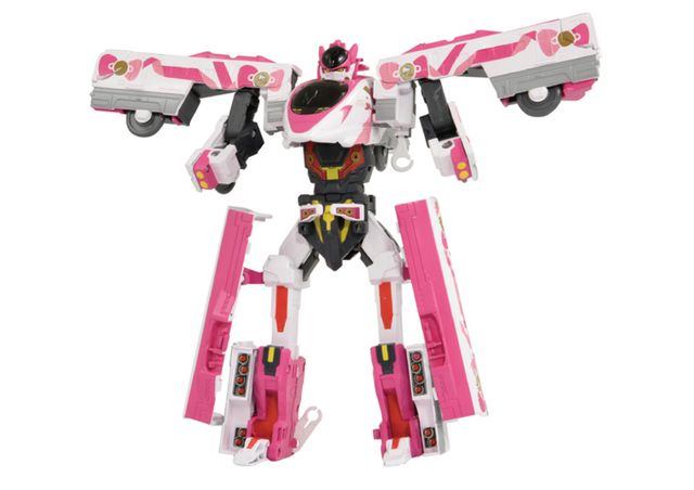 ハローキティ新幹線が変形！プラレール「シンカリオン ハローキティ」（4枚目）