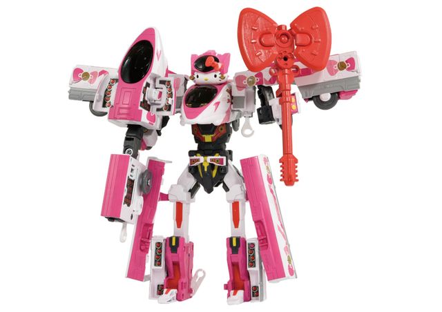 ハローキティ新幹線が変形！プラレール「シンカリオン ハローキティ」（15枚目）