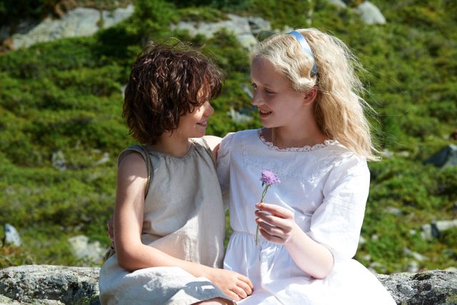 実写版「アルプスの少女ハイジ」のクララお嬢様＆ペーター（2枚目）