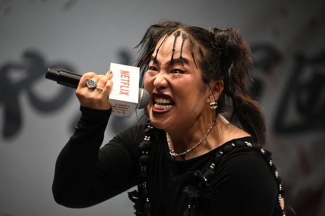 唐田えりか、会見で連続の涙…「極悪女王」レスラー役キャスト大集合（9枚目）