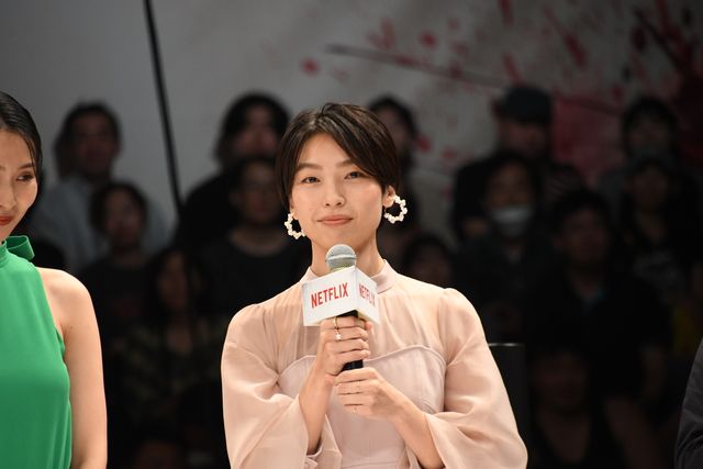 唐田えりか、会見で連続の涙…「極悪女王」レスラー役キャスト大集合（37枚目）