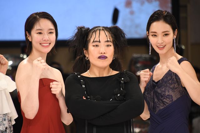 唐田えりか、会見で連続の涙…「極悪女王」レスラー役キャスト大集合（39枚目）