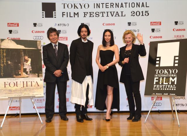 オダギリジョー、中谷美紀、小栗康平監督が登場！映画『FOUJITA』記者会見フォトギャラリー（12枚目）