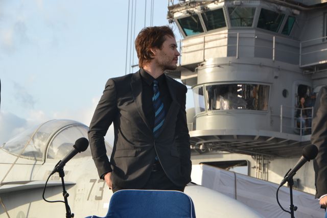 映画『バトルシップ』艦上来日記者会見写真ギャラリー：フォトギャラリー