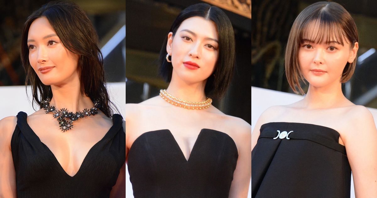 美しすぎる！菜々緒、三吉彩花、玉城ティナら女優陣が大胆ドレスで美の