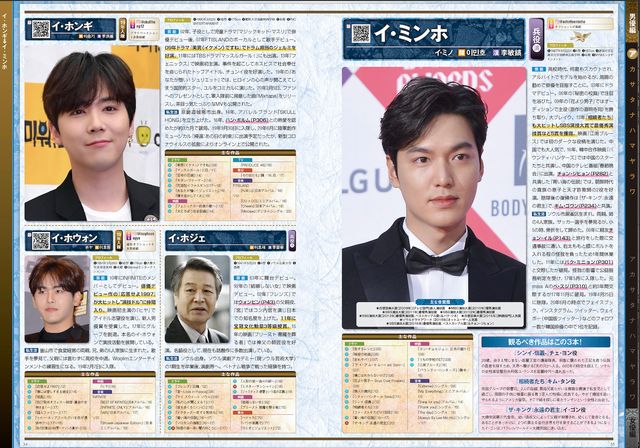 一部が公開！「韓国スター俳優完全データ名鑑 2021年度版」：フォトギャラリー