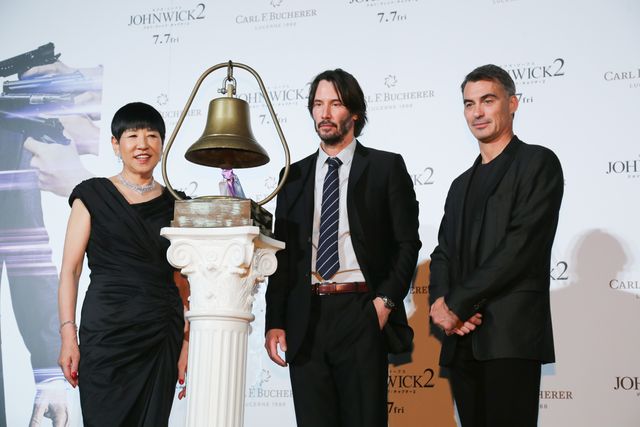 キアヌ・リーヴス、あの鐘を鳴らす！『ジョン・ウィック：チャプター2』ジャパンプレミア（4枚目）