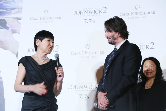 キアヌ・リーヴス、あの鐘を鳴らす！『ジョン・ウィック：チャプター2』ジャパンプレミア（5枚目）