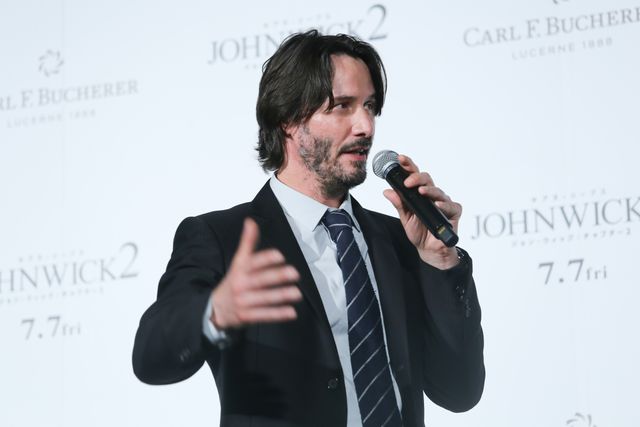 キアヌ・リーヴス、あの鐘を鳴らす！『ジョン・ウィック：チャプター2』ジャパンプレミア（8枚目）