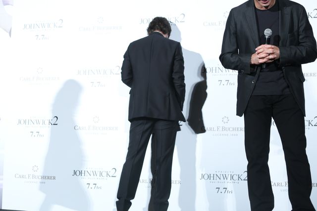 キアヌ・リーヴス、あの鐘を鳴らす！『ジョン・ウィック：チャプター2』ジャパンプレミア（9枚目）