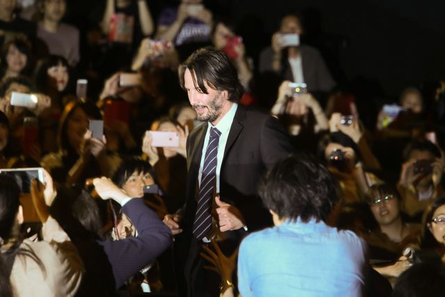 キアヌ・リーヴス、あの鐘を鳴らす！『ジョン・ウィック：チャプター2』ジャパンプレミア（10枚目）