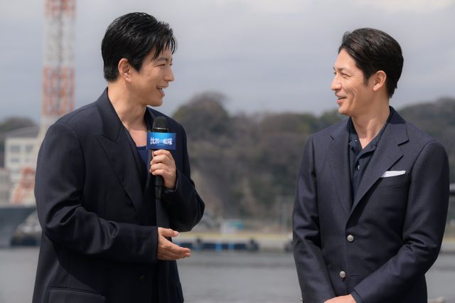 大沢たかお、玉木宏が本物の潜水艦前に集結！実写版『沈黙の艦隊』続編制作決定イベント（3枚目）