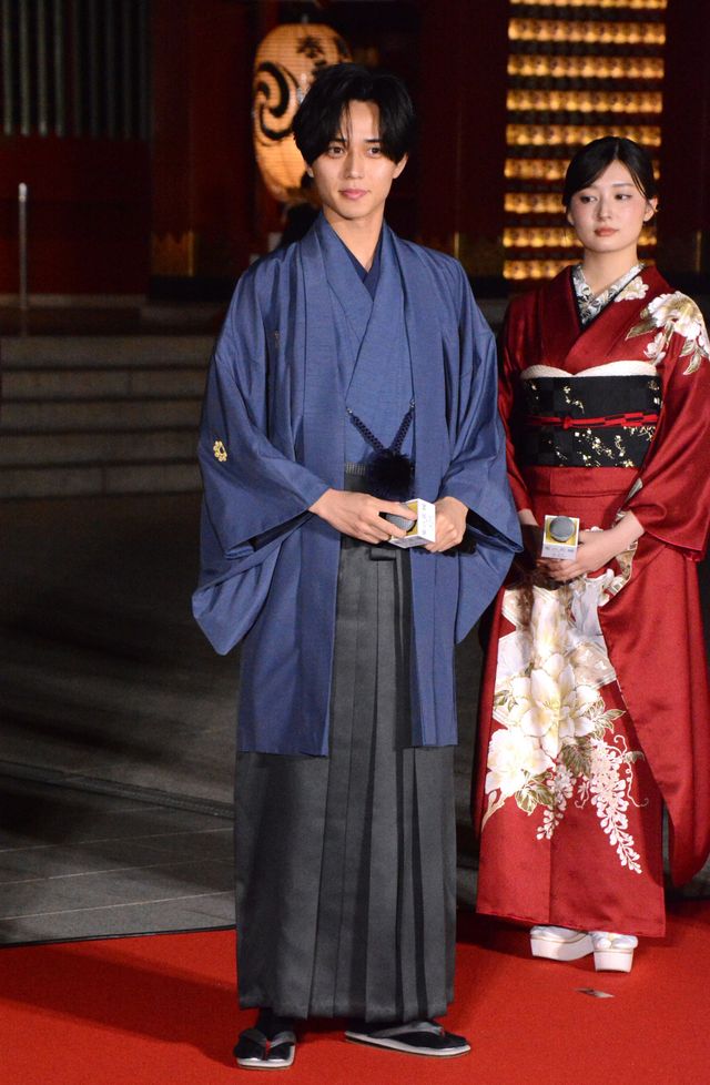 永瀬廉＆吉川愛が和装で登場！映画『鬼の花嫁』大ヒット祈願イベント：フォトギャラリー