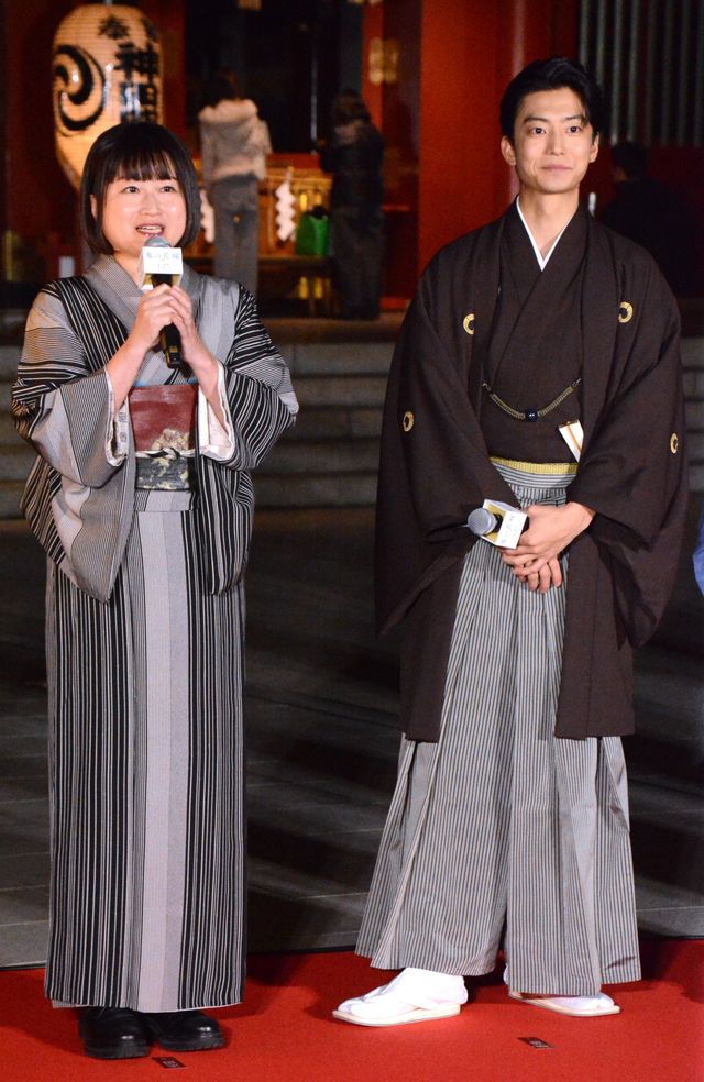永瀬廉＆吉川愛が和装で登場！映画『鬼の花嫁』大ヒット祈願イベント（9枚目）