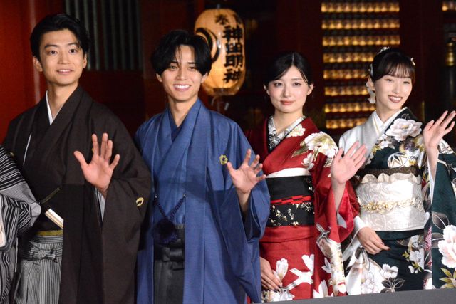 永瀬廉＆吉川愛が和装で登場！映画『鬼の花嫁』大ヒット祈願イベント（11枚目）