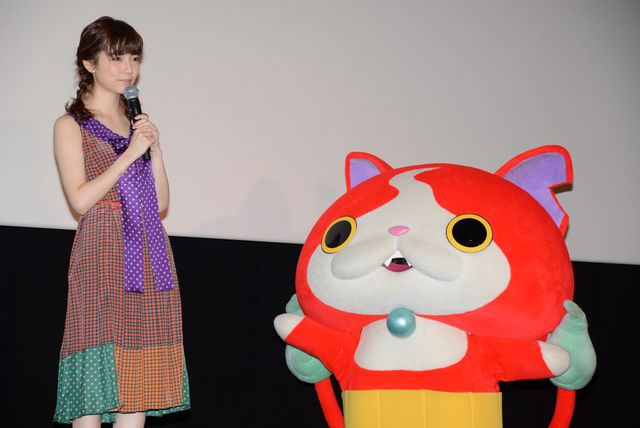 ぱるる、今日も塩対応？『映画　妖怪ウォッチ　誕生の秘密だニャン！』初日舞台あいさつ【フォトギャラリー】：フォトギャラリー