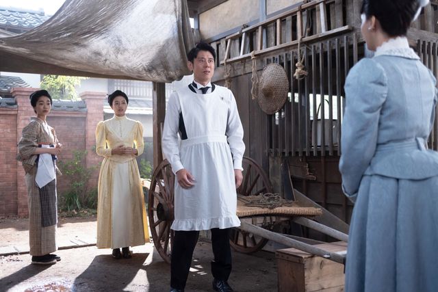 捨松（多部未華子）が声をかけて…朝ドラ「風、薫る」第16回場面写真（2枚目）