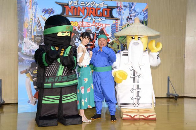 出川哲朗、なんか可愛いニンジャコスでアフレコ挑戦！『レゴ (R) ニンジャゴー　ザ・ムービー』イベント（3枚目）