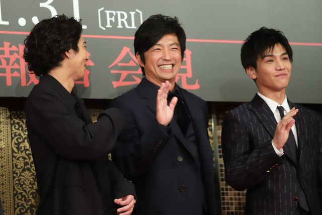 大沢たかお、賀来賢人、岩田剛典、広瀬アリスら登壇!『AI崩壊』完成報告会見:フォトギャラリー