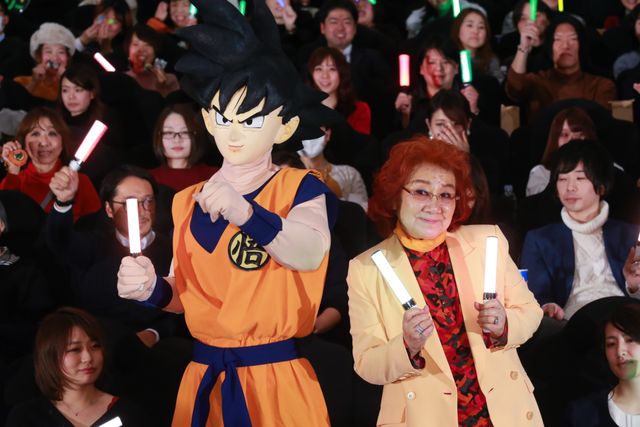 野沢雅子が孫悟空と大はしゃぎ！映画『ドラゴンボール超（スーパー）　ブロリー』限界突破応援上映イベント（5枚目）