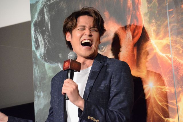 宮野真守、森川智之、井上和彦がマンティコアダンスのポーズ！『ファンタスティック・ビーストとダンブルドアの秘密』大ヒット御礼舞台あいさつ（6枚目）