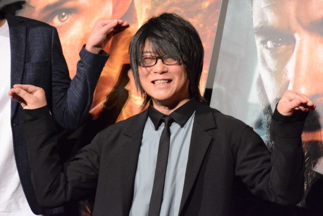 宮野真守、森川智之、井上和彦がマンティコアダンスのポーズ！『ファンタスティック・ビーストとダンブルドアの秘密』大ヒット御礼舞台あいさつ（19枚目）