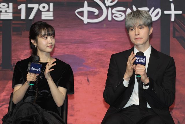 イ・ドンウク銀髪で登場！「殺し屋たちの店」製作発表会見（11枚目）