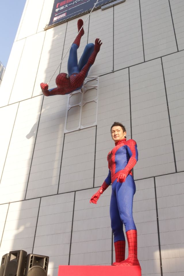 銀座ソニービルをスパイダーマンがジャック！フォトギャラリー（13枚目）