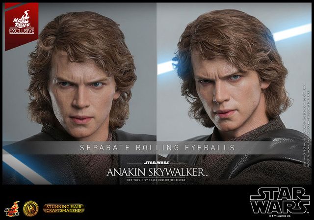 リアルすぎる！ホットトイズ『スター・ウォーズ　エピソード3／シスの復讐』1 / 6スケールフィギュア　アナキン・スカイウォーカー（6枚目）