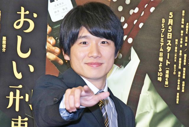 風間俊介、ポーズを決める！ドラマ「おしい刑事」試写会（3枚目）
