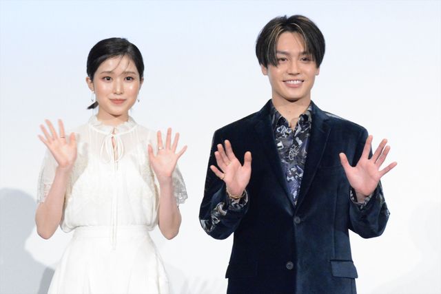 福本莉子＆松田元太、監督のサプライズレターに感動！『君が落とした青空』大ヒット御礼舞台あいさつ（9枚目）