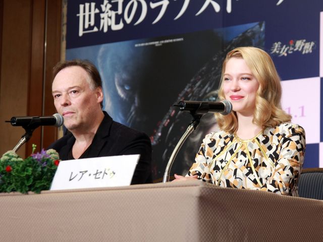 美女からのキスにくまモン、メロメロ！『美女と野獣』来日記者会見フォトギャラリー（17枚目）