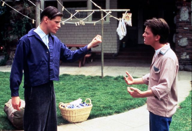 『バック・トゥ・ザ・フューチャー』でのクリスピン・グローヴァー（2枚目）